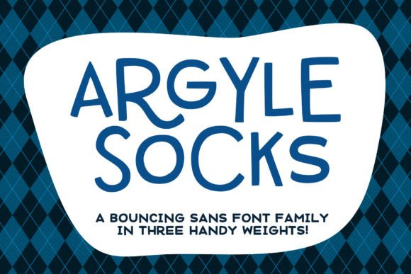 Argyle Socks Font - Featured Image