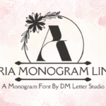Aria Monogram Line Font - Featured Image
