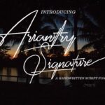 Arianthy Font - Featured Image