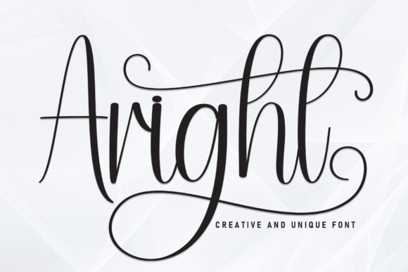 Aright Font - Featured Image