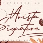 Arista Signature Font - Featured Image