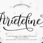 Ariteline Script Font - Featured Image