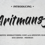 Aritmans Font - Featured Image