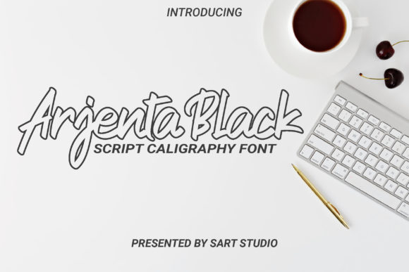 Arjenta Black Font - Featured Image