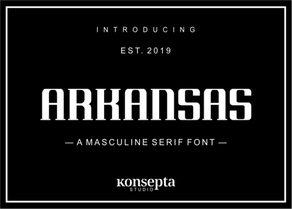 Arkansas Font - Featured Image