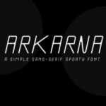 Arkarna Font - Featured Image