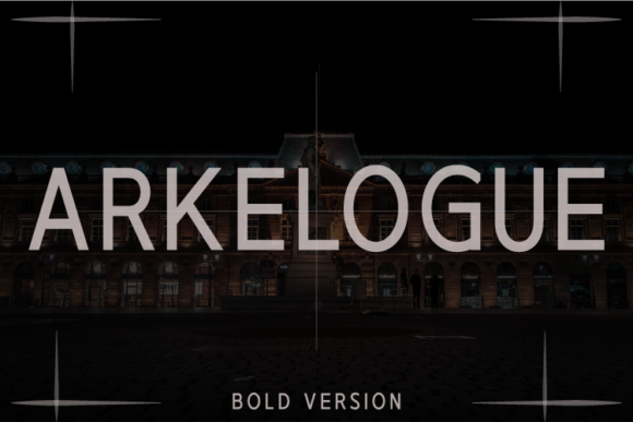 Arkelogue Bold Font - Featured Image