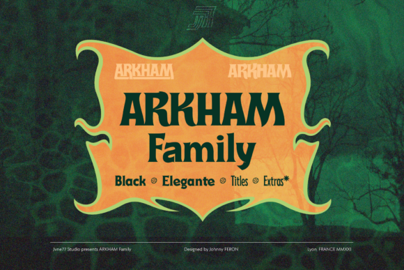 Arkham Font - Featured Image