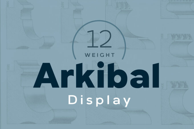 Arkibal Display Font - Featured Image