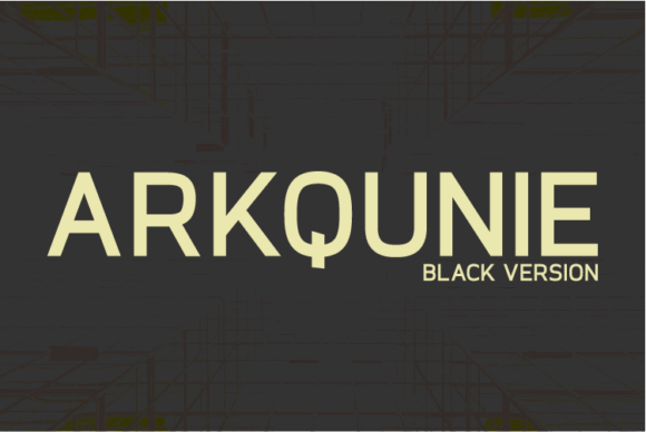 Arkqunie Black Font - Featured Image