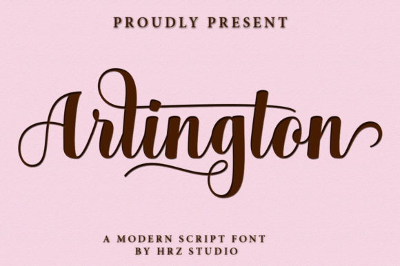 Arlington Script Font - Featured Image