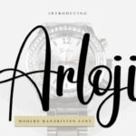 Arloji Font - Featured Image
