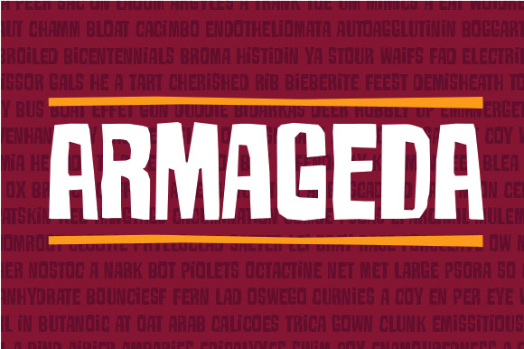 Armageda Font - Featured Image