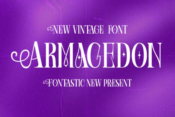 Armagedon Font - Featured Image