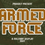 Armed Force Font - Featured Image