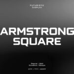 Armstrong Square Font - Featured Image