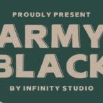 Army Black Font - Featured Image