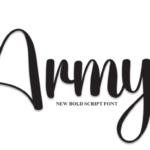 Army Font - Featured Image