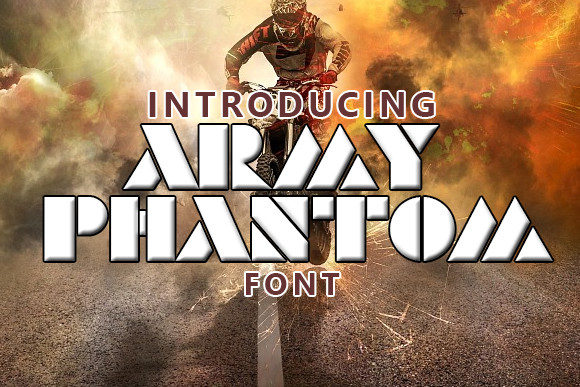Army Phantom Font - Featured Image