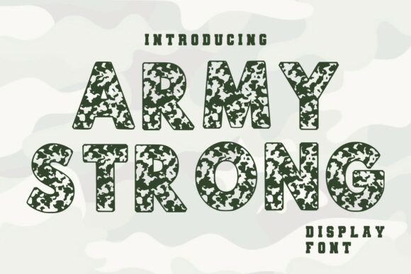 Army Strong Font - Featured Image