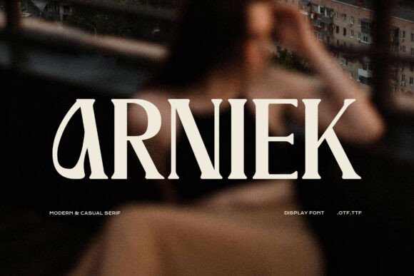 Arniek Reguler Font - Featured Image