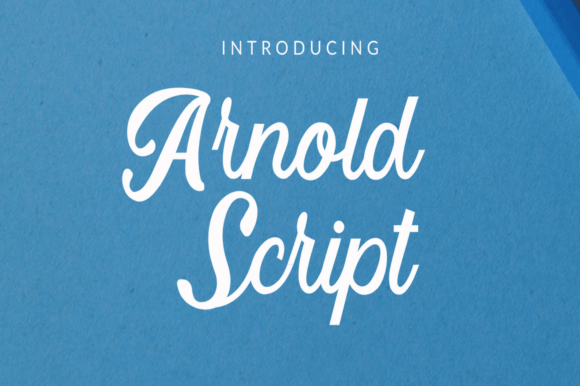 Arnold Script Font - Featured Image