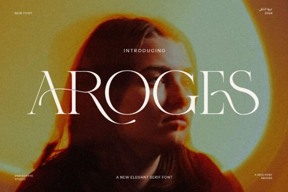 Aroges Font - Featured Image