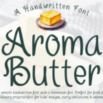 Aroma Butter Font - Featured Image