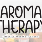 Aroma Therapy Font - Featured Image