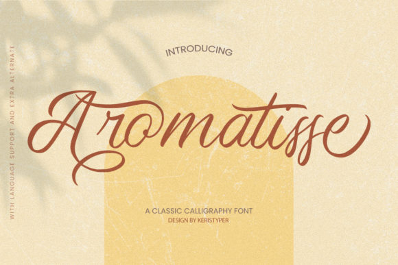 Aromatise Font - Featured Image
