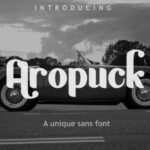 Aropuck Font - Featured Image