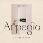 Arpegio Font - Featured Image