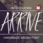 Arrive Font - Featured Image
