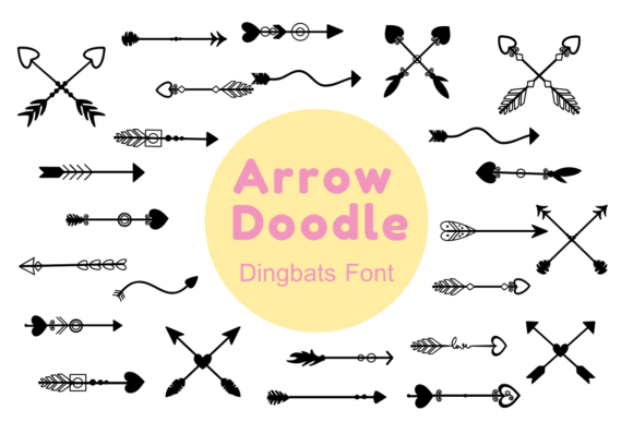 Arrow Doodle Font - Featured Image