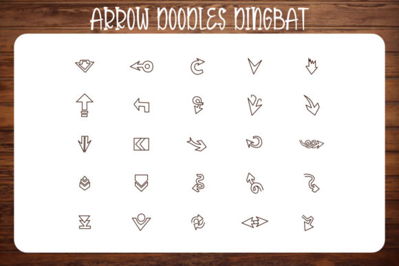 Arrow Doodles Font - Featured Image