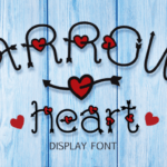 Arrow Heart Font - Featured Image
