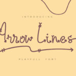 Arrow Lines Font - Featured Image
