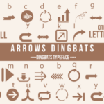Arrows Dingbats Font - Featured Image