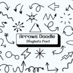 Arrows Doodle Font - Featured Image