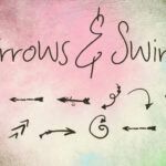 Arrows and Swirls Font - Featured Image
