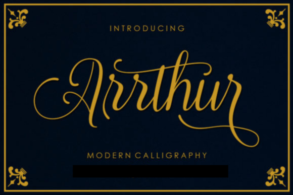 Arrthur Font - Featured Image