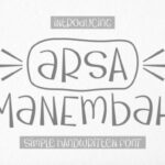 Arsa Manembah Font - Featured Image