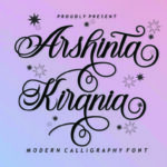 Arshinta Kirania Font - Featured Image