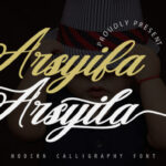 Arsyifa Arsyila Font - Featured Image