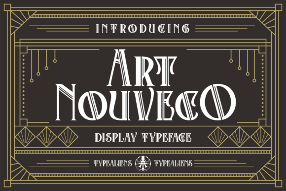 Art Nouveco Font - Featured Image