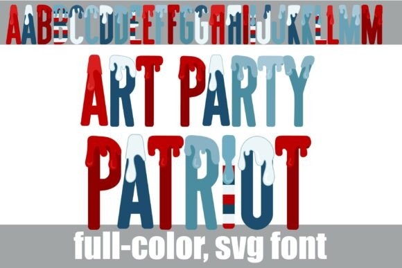 Art Party Patriot Font - Featured Image