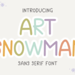 Art Snowman Font - Featured Image