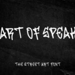 Art of Speak Font - Featured Image