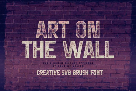 Art on the Wall Font - Featured Image