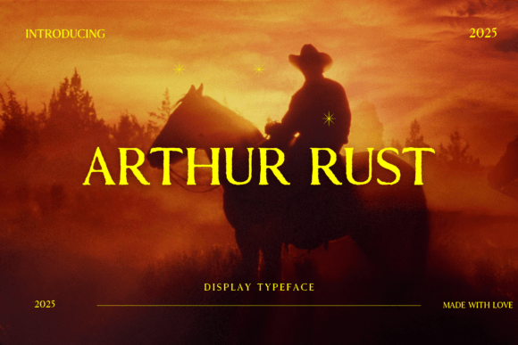 Arthur Rust Font - Featured Image